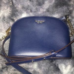 Kate spade navy cross body leather purse